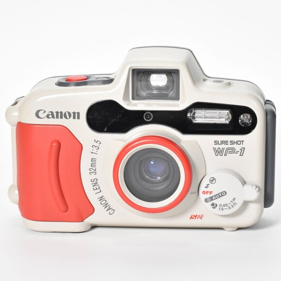 Canon Sure Shot WP-1 Waterproof 35mm Camera with 32mm f/3.5 Lens w/Canon Bag - Picture 2 of 14